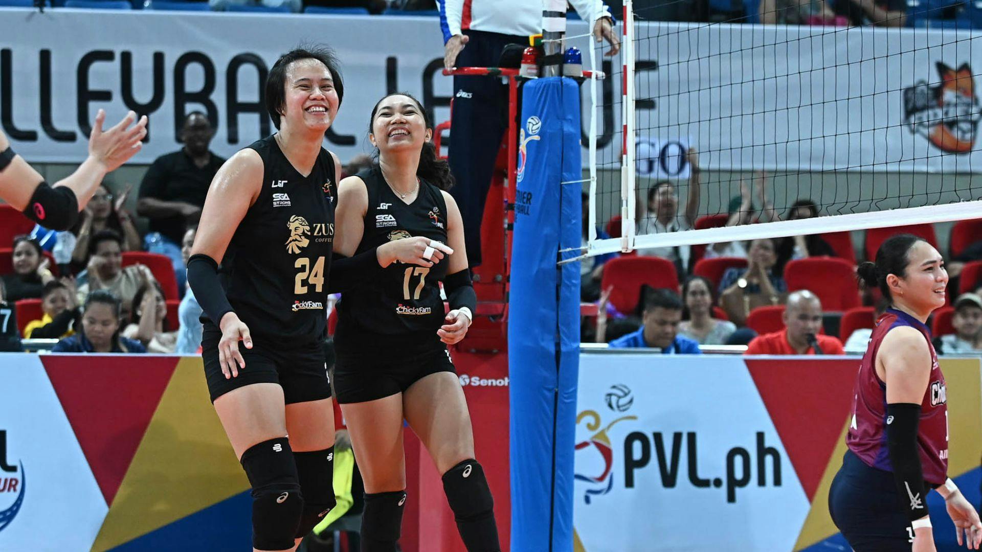 PVL: Fiola Ceballos, ZUS Coffee out to shock unbeaten PLDT in PVL on Tour quarterfinals